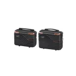 Set valize Leziter TraveLux Urban II din ABS, negru, 2 piese (11L/10L)