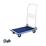 Cărucior platformă Leziter pentru depozit și livrări, pliabil, 150 kg