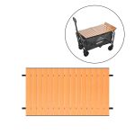 Masă de picnic Leziter 75,5x55 cm pentru cărucior pliabil, efect lemn