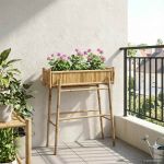Ghiveci pentru Grădină cu Suport natural 100 x 38 x 114 cm GartenMobel Dekor