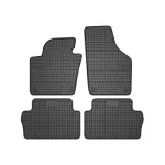 Set covoare auto din cauciuc El Toro pentru VW Sharan II 2010–2022, negre, cu bordura 1 cm