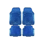 Set covoare auto universale din aluminiu albastru lucios, 4 bucati (SR-L002)