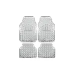 Set covoare auto universale din aluminiu argintiu pentru interior, 4 piese SR-L002