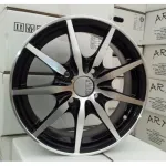 Jante auto ART 2027 14 inch, design sport bicolor, set cu kit instalare