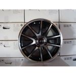 Set jante aliaj ART 969, 15 inch, finisaj negru cu margine argintie