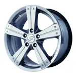 Set jante aliaj Monte Carlo 65, 15 inch, finisaj argintiu pentru aspect sport