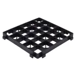 Grilă pavaj ecologic H30 pentru parcare, 180 t/mp, 33x33x3 cm, neagră