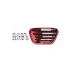 Set extractoare pentru șuruburi rupte 5 piese, 1/4–9/16 inch, oțel călit (Cod 24000)
