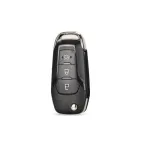 Carcasă telecomandă compatibilă Ford, 3 butoane, cu lamelă metalică – Cod 1628