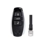 Carcasa cheie telecomanda compatibila Volkswagen cu lamela metalica, 3 butoane (Cod 1320)