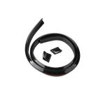 Eleron universal din cauciuc tip M, negru, 1,5 m – montaj cu banda 3M