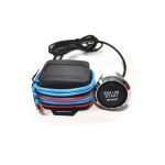 Kit buton pornire motor 12V cu iluminare albastra, universal, montaj pe panou (ES02)