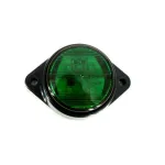 Lampă LED SMD 4004-5 verde 12V, IP66, compactă pentru semnalizare