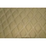 Material pentru covorașe auto romb bej, cusătură bej, antiderapant (COV02BB)
