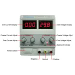 Sursă de alimentare DC reglabilă 0–30V, 5A, cu afișaj LED – model 305D