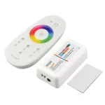 Telecomandă touch RGBW 2.4G (1202) cu control WiFi/RF pentru benzi LED 12V