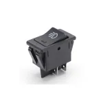 Buton rocker auto ON/OFF universal 12V/24V, cu simbol faruri, negru (ASW)