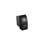 Intrerupator buton tip Rocket ZOMBIE LIGHT cu martor luminos, 12/24V (J18)
