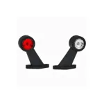 Lampă gabarit LED 12–30V cu braț flexibil din cauciuc, set 2 bucăți FT-009C