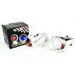 Ornament pentru far 3 inch cu LED 12V, set 2 bucăți (Cod 142)