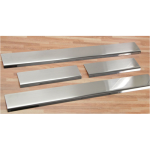 Set ornamente prag cromate pentru Dacia Duster 2010-2018, 4 bucati