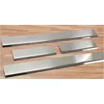 Set ornamente prag cromate pentru Dacia Duster 2010-2018, 4 bucati