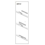 Ștergător parbriz pasager Audi A6 (2004–) 22" ART37, prindere dedicată