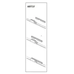 Ștergător parbriz șofer Audi A6 (05/2004→) 22” ART37, prindere dedicată OEM