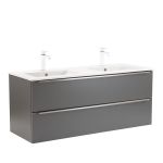 Leziter Masca chiuveta baie Vario Trim 120 cu lavoar, antracit-antracit