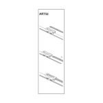 Ștergător parbriz șofer Fiat Fiorino Box (02/2008→) 26" 660mm, prindere ART52