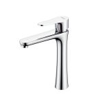 Robinet pentru chiuvetă Leziter Evos, cromat, monocomandă, cartuș ceramic