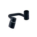 Extensie flexibilă pivotantă pentru robinet Leziter, 360°, 2 jeturi, negru mat, 22 mm