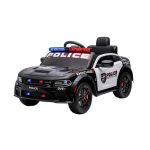 Leziter Mașină electrică de poliție Dodge 12V, neagră, cu telecomandă 2.4GHz