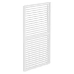 Panou lateral pentru pergolă Mirpol LUXE, aluminiu, lamele reglabile, alb, 123x218 cm (dreapta)