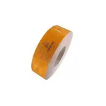 Bandă reflectorizantă galbenă tip fagure 5 cm x 45,7 m, omologată UE (ECE)