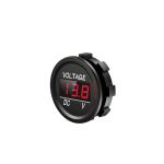Voltmetru digital auto 6-30V cu afisaj LED rosu pentru 12/24V