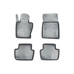 Covorașe cauciuc tip tăviță pentru BMW X3 E83 (2003–2010), set 4, negre