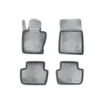 Covorașe cauciuc tip tăviță pentru BMW X3 E83 (2003–2010), set 4, negre