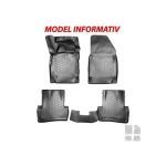 Covorașe auto cauciuc tip tăviță pentru Audi A4 B8/A5 B8 2007–2016, set 4 buc