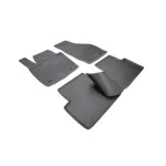 Covorașe auto cauciuc tip tăviță pentru Audi Q3 2011–2018, set 4, negru