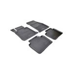 Covorase auto din cauciuc tip tavita pentru BMW Seria 3 F30/F31 (2011–2019), set 4 buc