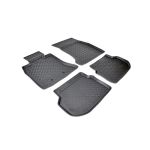 Set covorașe auto cauciuc tip tavă pentru BMW Seria 5 F10/F11 (2010–2016), 4 buc