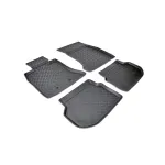 Set covorașe auto cauciuc tip tavă pentru BMW Seria 5 F10/F11 (2010–2016), 4 buc