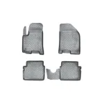 Covorașe auto din cauciuc tip tăviță pentru Chevrolet Aveo 2002–2011, set 4 buc