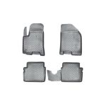 Covorașe auto cauciuc tip tăviță pentru Chevrolet Kalos 2002–2007, set 4 buc