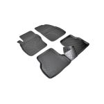 Covorașe auto cauciuc tip tăviță pentru Ford Focus II 2004–2011, set 4 buc