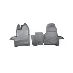 Covorașe auto cauciuc tip tăviță pentru Ford Transit 2014+ (set 2, negru)