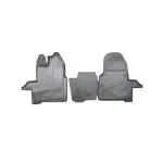 Covorașe auto cauciuc tip tăviță pentru Ford Transit 2014+ (set 2, negru)