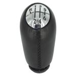 Mâner schimbător viteze pentru Dacia Duster, 6 trepte, negru, piele ecologică