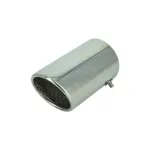 Ornament tobă inox cromat compatibil Audi Q5 2008-2017, prindere cu șurub (Cod 5QA)